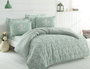 L'essentiel linge de maison Pure - Water Green Juego de Funda de Edredón Doble